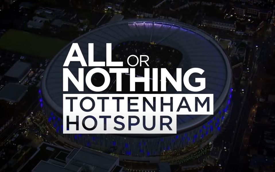 First Look At Amazon S All Or Nothing Tottenham Hotspur